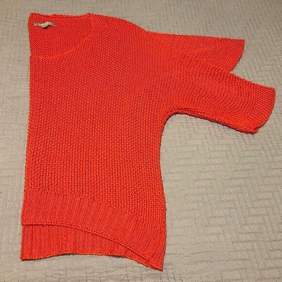 Carina Ricci Dolman Sleeve, Cropped Open Knit Sweater. Made in Italy, Small. - Picture 6 of 16